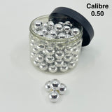 100 billes TAC-BALL alu calibre 0.50 2,8gr.