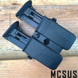 Magazine racks for T4E hand launchers