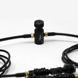 Double tuyaux d'air flexible Ninja avec raccord rapide et vannes d'arrêt