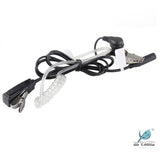 Diskretes Headset und taktische KENWOOD PTT-Taste