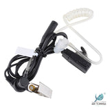 Diskretes Headset und taktische KENWOOD PTT-Taste
