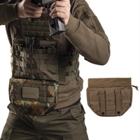 Schwarze Tasche zum Herunterfallen
