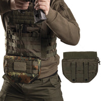 Schwarze Tasche zum Herunterfallen