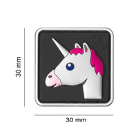 WHITE Unicorn PVC Patch