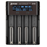 Chargeur de batterie quadruple D4S LCD Speras