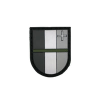 NEUCHÂTEL Kantonspflaster „Thin Green Line“ SCHWARZ