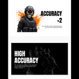 200 billes HS Projectiles BLACK/PINK . 68