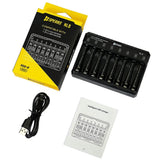 Chargeur de batterie Speras NL8 pour 8 batteries AA/AAA