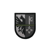Genfer Kantonspflaster „Thin Green Line“ SCHWARZ