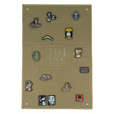 Tapis Velcro pour patchs et badges 50x75 cm TAN