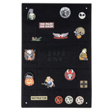 Tapis Velcro pour patchs et badges 50x75 cm NOIR