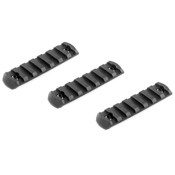 Rails M-Lock Abs Picatinny 8 cm (3 pièces)
