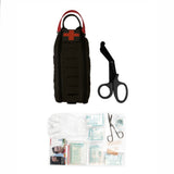 Trousse IFAK (de secours) avec ciseaux NOIR