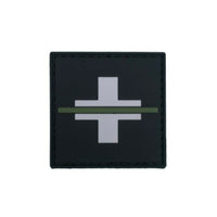 Patch Switzerland "Thin Green Line" BLACK