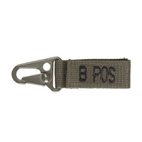 Porte-clés tactique - B positif VERT OLIVE