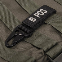 Taktischer Schlüsselanhänger - B positiv SCHWARZ