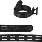 Lightweight belt with BLACK MOLLE attachments