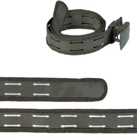 Lightweight belt with OLIVE GREEN MOLLE attachments