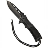 PARACORD Einhandmesser mit Feuerstein