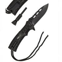 PARACORD Einhandmesser mit Feuerstein
