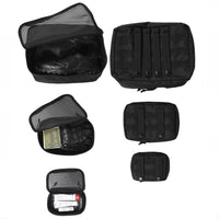 Praktische Netztaschen (3er-Set) SCHWARZ