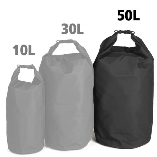 Wasserdichte Tasche 50lt SCHWARZ