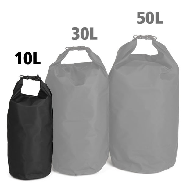 Wasserdichte Tasche 10lt SCHWARZ