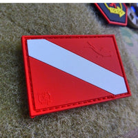 Patch plongeur en activité