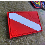 Patch plongeur en activité