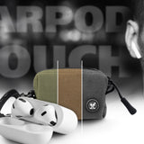 pochette pour oreillettes VERT OLIVE