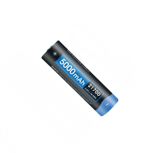 Batterie BLUDIVE 21700 - 5000 mAh rechargeable (chargeur intégré)