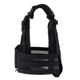 Gilet tactique porte-plaque lasercut QR NOIR