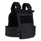 Gilet tactique porte-plaque lasercut QR NOIR