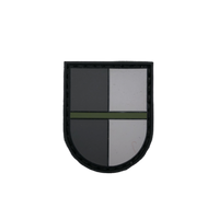 Patch canton LUCERNE "Thin Green Line" NOIR