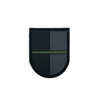 Patch canton TESSIN "Thin Green Line" NOIR