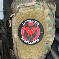 Badge PVC LONEWOLVES MERCENARIES