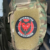 Badge PVC LONEWOLVES MERCENARIES