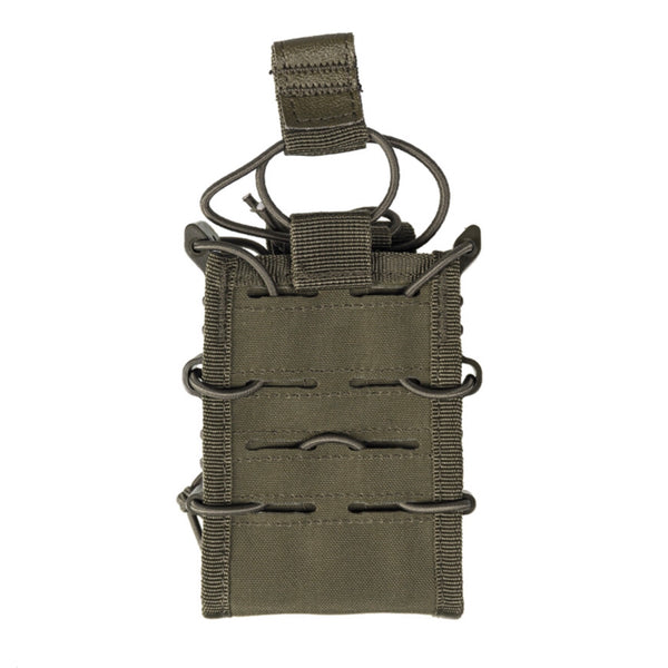 Single semi-rigid magazine holder OLIVE GREEN