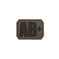 Patch groupe sanguin AB+ VERT OLIVE