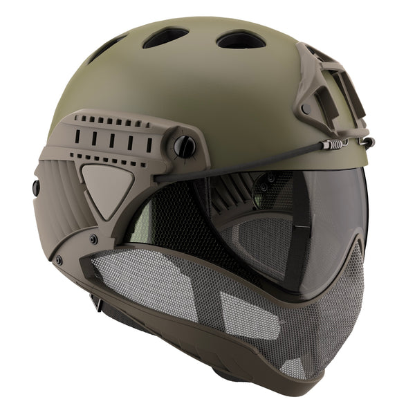Casque intégral WARQ VERT OD