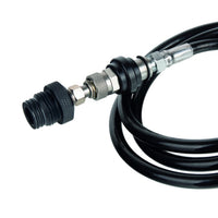 Double tuyaux d'air flexible Powair avec raccord rapide et vannes d'arrêt