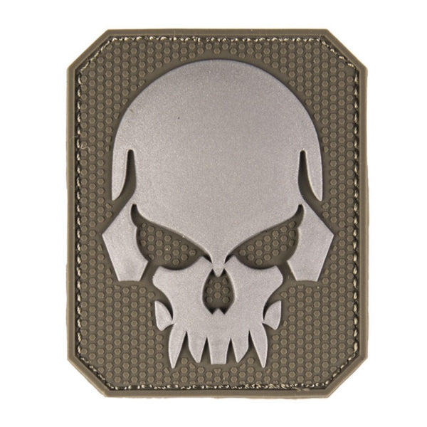 Patch Skull grand VERT OLIVE