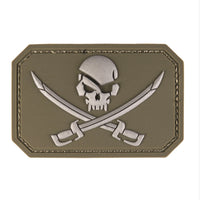 Patch Skull w/ Swords OLIVE GREEN