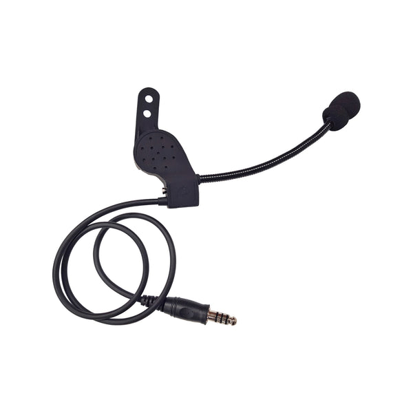 Earpiece and microphone for WARQ full-face helmet