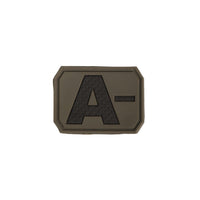 Patch groupe sanguin A- VERT OLIVE