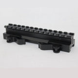 Rail Picatinny inclinable 140mm