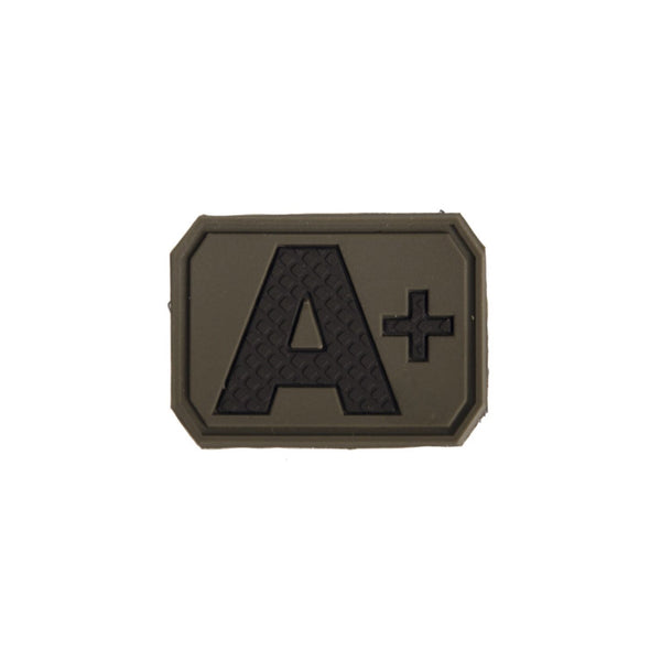 Patch blood group A+ OLIVE GREEN