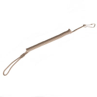 TAN coiled cable wrist strap