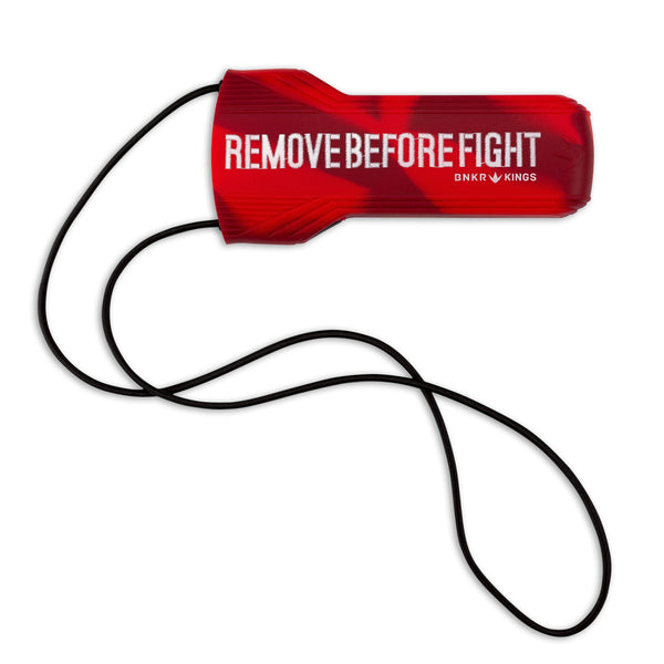 Security cover for cannon "REMOVE BEFORE FIGHT"