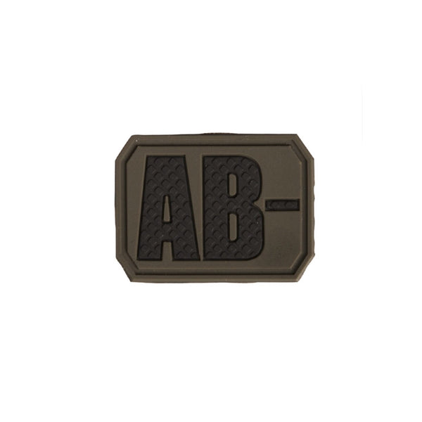 Patch blood group AB- OLIVE GREEN